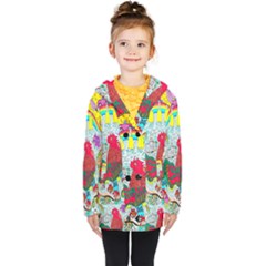 Supersonic Key West Gypsy Blast Kids  Double Breasted Button Coat by chellerayartisans