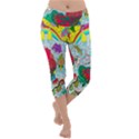 Supersonic Key West Gypsy Blast Lightweight Velour Capri Yoga Leggings View1