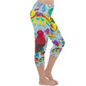 Supersonic Key West Gypsy Blast Lightweight Velour Capri Yoga Leggings View3