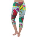 Supersonic Key West Gypsy Blast Lightweight Velour Capri Yoga Leggings View4