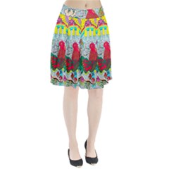 Supersonic Key West Gypsy Blast Pleated Skirt by chellerayartisans