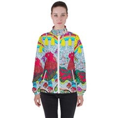 Supersonic Key West Gypsy Blast Women s High Neck Windbreaker by chellerayartisans