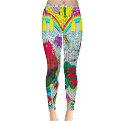 Supersonic Key West Gypsy Blast Inside Out Leggings by chellerayartisans