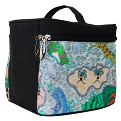 Supersonic Key West Gypsy Blast Make Up Travel Bag (small) by chellerayartisans