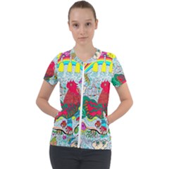 Supersonic Key West Gypsy Blast Short Sleeve Zip Up Jacket