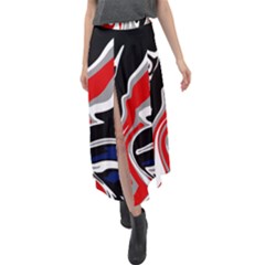 Againstthetide Velour Split Maxi Skirt