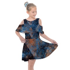 Rustictomorrow Kids  Shoulder Cutout Chiffon Dress by designsbyamerianna