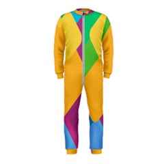 Geometry Nothing Color Onepiece Jumpsuit (kids)