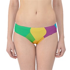 Geometry Nothing Color Hipster Bikini Bottoms by Mariart