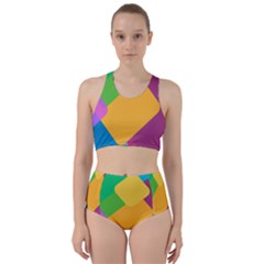 Geometry Nothing Color Racer Back Bikini Set by Mariart