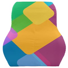 Geometry Nothing Color Car Seat Back Cushion 