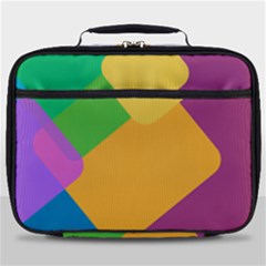 Geometry Nothing Color Full Print Lunch Bag