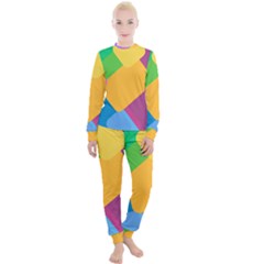 Geometry Nothing Color Women s Lounge Set