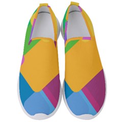 Geometry Nothing Color Men s Slip On Sneakers