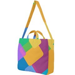 Geometry Nothing Color Square Shoulder Tote Bag