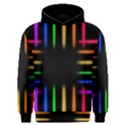 Neon Light Abstract Pattern Men s Overhead Hoodie View1