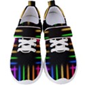 Neon Light Abstract Pattern Women s Velcro Strap Shoes View1