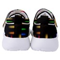 Neon Light Abstract Pattern Women s Velcro Strap Shoes View4