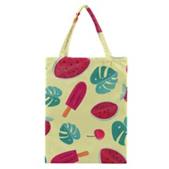 Watermelon Leaves Strawberry Classic Tote Bag