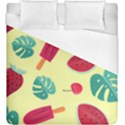 Watermelon Leaves Strawberry Duvet Cover (King Size) View1