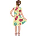 Watermelon Leaves Strawberry Kids  Short Sleeve Dress View2