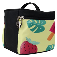 Watermelon Leaves Strawberry Make Up Travel Bag (small) by HermanTelo