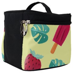 Watermelon Leaves Strawberry Make Up Travel Bag (big) by HermanTelo