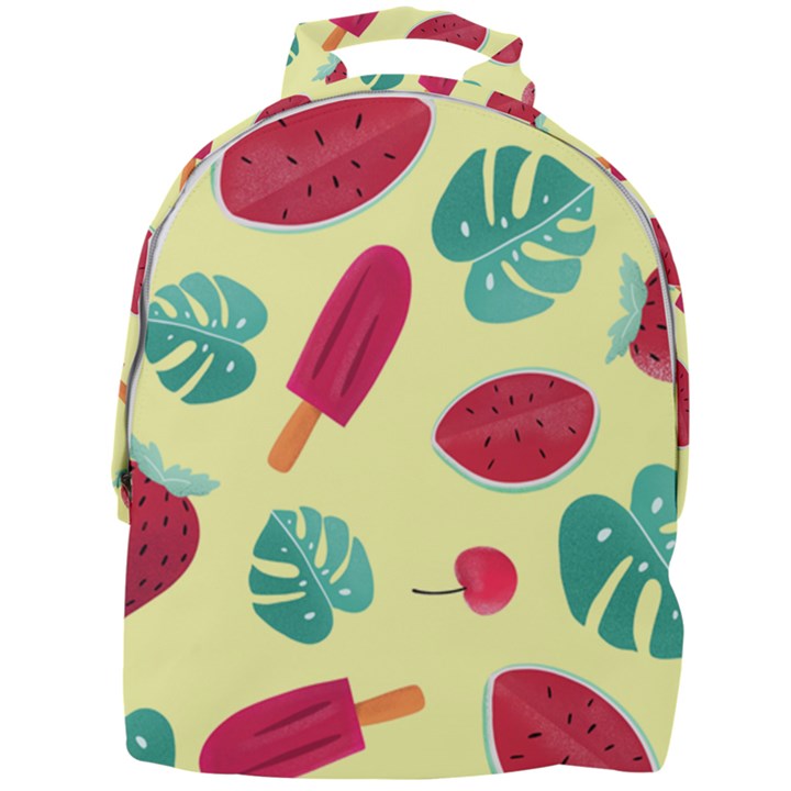 Watermelon Leaves Strawberry Mini Full Print Backpack