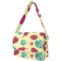 Watermelon Leaves Strawberry Courier Bag View2