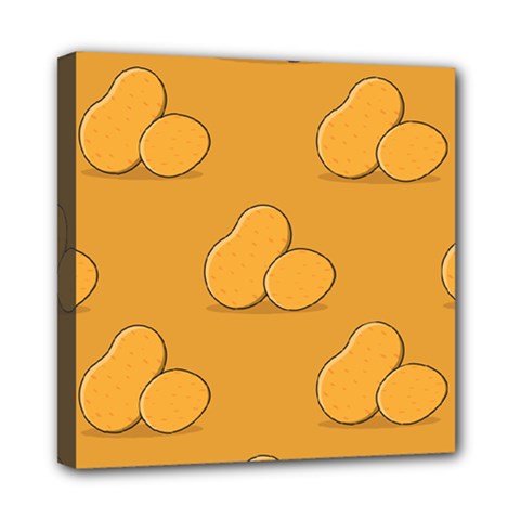 Fresh Potato Root Mini Canvas 8  X 8  (stretched)