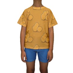 Fresh Potato Root Kids  Short Sleeve Swimwear