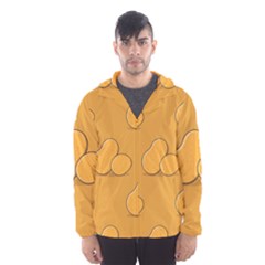 Fresh Potato Root Men s Hooded Windbreaker