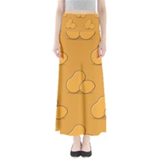 Fresh Potato Root Full Length Maxi Skirt