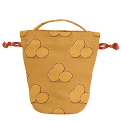 Fresh Potato Root Drawstring Bucket Bag by HermanTelo