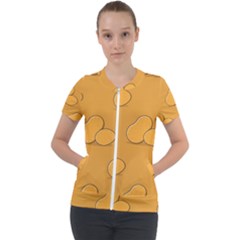 Fresh Potato Root Short Sleeve Zip Up Jacket