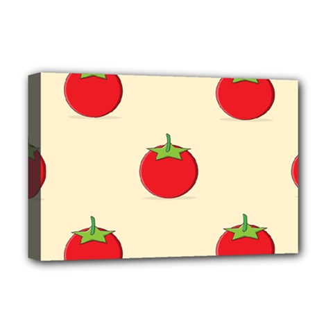 Fresh Tomato Deluxe Canvas 18  X 12  (stretched)