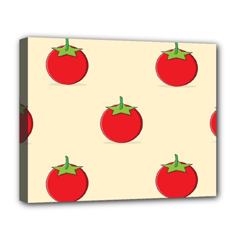 Fresh Tomato Deluxe Canvas 20  X 16  (stretched)