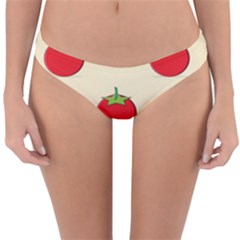 Fresh Tomato Reversible Hipster Bikini Bottoms