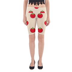 Fresh Tomato Yoga Cropped Leggings