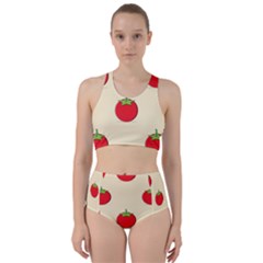 Fresh Tomato Racer Back Bikini Set by HermanTelo