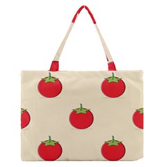 Fresh Tomato Zipper Medium Tote Bag