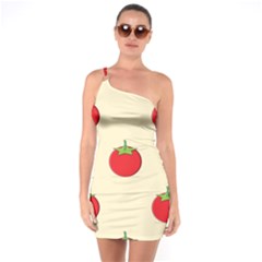 Fresh Tomato One Soulder Bodycon Dress