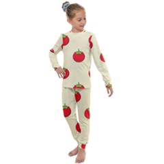 Fresh Tomato Kids  Long Sleeve Set 