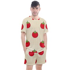 Fresh Tomato Men s Mesh Tee And Shorts Set