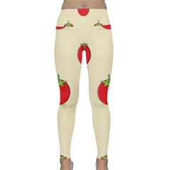 Fresh Tomato Lightweight Velour Classic Yoga Leggings