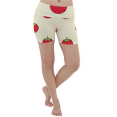 Fresh Tomato Lightweight Velour Yoga Shorts