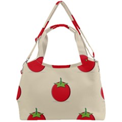 Fresh Tomato Double Compartment Shoulder Bag