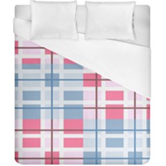 Fabric Textile Plaid Duvet Cover (california King Size)