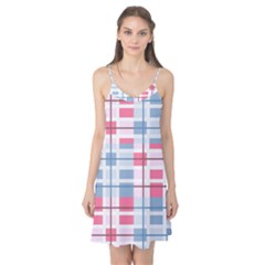 Fabric Textile Plaid Camis Nightgown