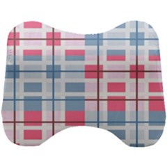 Fabric Textile Plaid Head Support Cushion by HermanTelo